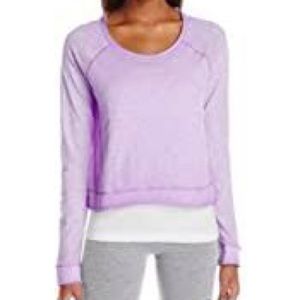 Kensie  Airbrushed  Sweatshirt purple large NWT